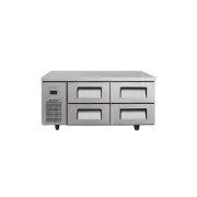 Turbo Air 4 Drawer Stainless Steel Chef Base Fridge - 4 x 1/1 GN Pans