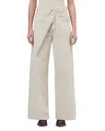 Agolde Vana Baggy Fold Jeans in Rice Grass