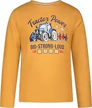 [SALT AND PEPPER] Boys Ls Print Emb Tractor Baby and Toddler T-Shirt Set