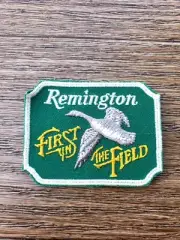 Remington Arms Company First in the Field Souvenir Green Embroidered Patch Badge