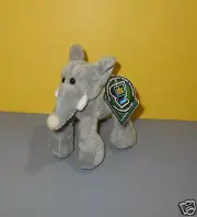 K&M Wild Republic Trumlers Gray Elephant 6" Floppy Big Legs Finger Puppet Plush