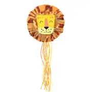 Get Wild Jungle Lion Pull String Pinata