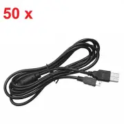 Wholesales 50 x 6FT/1.8M USB Data Charging Cable Cords For Sony PS3 Controllers