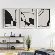 Black Beige 3 sets Poster Wall Art
