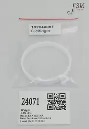24071 EVATEC TEFLON RING LTE LDR DRV MAG TEFLON RING SLIDING BRG (NEW) 102048051