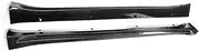 Gloss Black Side Skirts Extension Body Panel Lip Splitters Winglet Compatible for Tesla Model Y 2021 22 23 Side Skirts Rocker Panels(Bright Carbon)