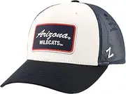 ZHATS Standard NCAA Officially Licensed Snapback Hat Big Rig Patch Navy White Brick