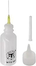 Needle Tip Bottle | Quilling Tool Glue Applicator Squeeze Bottle Needle Oiler,Oil Solvent Applicator Portable Liquid Dropper Bottles for Soldering Electronics