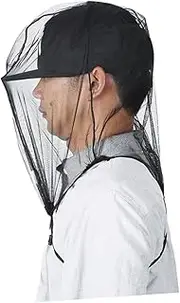 Toddmomy 2Pcs Head Net Face Mesh Net for Outdoor Activities Protects Against Bugs Insects and Flies for Hiking Camping Climbing and Walking Black