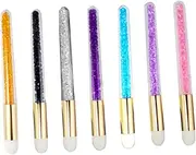 CTIRCHIU 7Pcs Blackhead Removal Brush Skin Cleaner for Face Nose Comfortable Handle Easy to Carry Pore Cleaning Tool