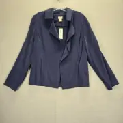 Women's Chico's Jacket Navy Size 14