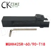 MGHH425R-60/90 4mm Width CNC Spring Steel Groove Cutter End Face Grooving Tools