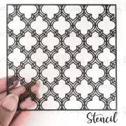 SYMMETRY Clay Stencil | Texture stamp for clay | Clay Texture