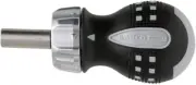 Bahco Stubby Micro Ratchet 1/4" Hex Screwdriver With Magnetic Bit Holder 808050S