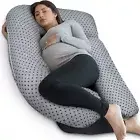 Pregnancy & Maternity Pillow U-Shape Full Body Detachable Support Back,Hips,Grey