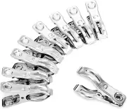 Samhopo 60 Pcs Row Cover Clips, Garden Clips for Netting, Greenhouse Clamps Made
