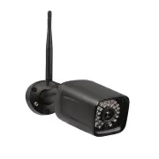 720P Black US Plug Wireless Camera Outdoor HD Wifi Remote Home IP Camera Two-Way Voice Intercom Waterproof Monitoring External Speaker Microphone with Card
