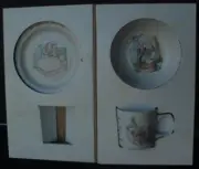 Peter Rabbit Nursery Set Child Beatrix Potter in original BOX WEDGWOOD