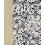 THE COMMON ENGLISH BIBLE: NAVY FLORAL, WIDE-MARGIN BIBE FOR JOURNALING AND NOTE-TAKING