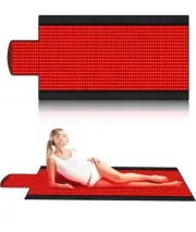 Amozomo Brand: Double Pulses Red Light Therapy Mat for Full Body Pain Relief