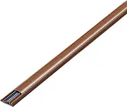Floor Cord Covers for Wires, 1/1.2/1.5 M PVC Cables Concealer Curved Wire Management Concealer with Channel & Slotted, Self Adhesive Wire Organizer for Home Office Walls, White Black Brown