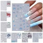Manicure Ornaments Christmas Snowflakes Nail Decals Lady