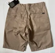 VOLCOM - Men’s Modern Fit REPREVE Beige Chino Shorts - Size 28 - NEW - NWT!