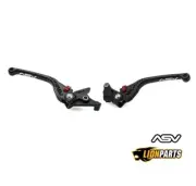 ASV Black Brake and Clutch Lever Set For Honda CBR1000RR SP2 2000-2006