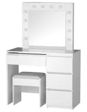 [Artiss] LED Dressing Table in White