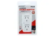 Sas Electrical 3PCE Double Adaptor Surge Protection Power Indicator 240V