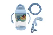 Marcus & Marcus 2-Stage Tritan Straw Bottle - Pastel Blue