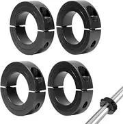 Double Split Shaft Collar | Thick Locking Bore - Thickened Double-Opening Clamp for Precise Industrial Mechanical Maintenance Assembly