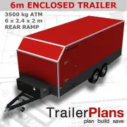 Trailer Plans - 6m ENCLOSED TRAILER PLANS - PLANS ON CD-ROM - Trailer Build