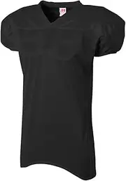 [A4] NB4242 Youth Nickleback Football Jersey W/Double Dazzle Cowl And Skill Sleeve Black Xs
