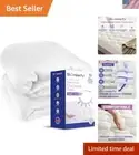 King Size Waterproof Premium Mattress Pad by – Quilted Fitted Bamboo Mattress...