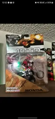 Vintage 2002 Hot Wheels Moto X Jeremy Mcgrath Supermoto