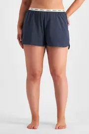 [Bonds] Bonds Women's Sleep Logo Cotton Short in Harpoon Size: XS, Aussie Cotton XS Harpoon