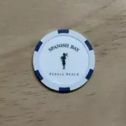Spanish Bay Golf Course Pebble Beach - Poker Chip Golf Ball Marker