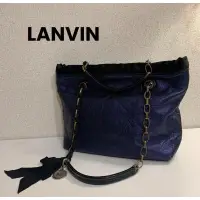 在飛比找蝦皮購物優惠-LANVIN PARIS 單肩包 手提包 浪凡