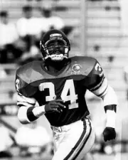 Herschel Walker Minnesota Vikings gets ready to catch the ball 1990- Old Photo