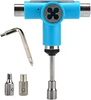 All-In-One Skateboard Tool - Multifunctional Wrench Screwdriver with T-Type Allen Key and L-Type Phillips Head, Longboards Cruisers Repair Tool