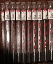 10 Pcs. Diablo Auger Bits 17 1/2" Freud Dura-Tip Drilling Boring 7/16" - 1 3/8"