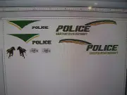 Kentucky State University Police Patrol Car Decals 1:64 two for one money