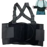 Back Lumbar Lower Waist Support Brace Work Belt Heavy Duty 7795735139431
