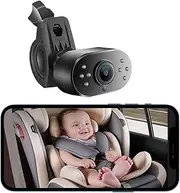 GreenYi WiFi Car Baby Camera with IR LEDs, Wireless to Monitor 720P HD Rear/Front View Reverse Camera for Aftermarket Android Radio Head Units iPhone iPad Android Smartphones Tablets