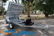 8×5 Galvanised Hydraulic Single Axle Tipper Trailer ATM 1800KG