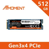 在飛比找PChome24h購物優惠-Moment PCIe Gen 3x4 SSD固態硬碟512