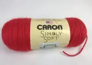 Caron Simply Soft Yarn Red Holiday Christmas Projects 100% Acrylic New