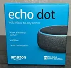 *SEALED* Amazon Echo Dot 3rd Generation Smart Speaker Charcoal Brand New In Box