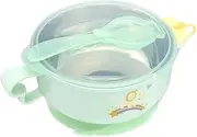 Suction Cup, Kids Bowls, Insulated Food Bowl, Kids Complementary Bowl, 400ml Capacity Cartoon Design Insulated Bowls Complementary Food Bowl Portable Camping-Friendly Picnic Use Sturdy for Travel
